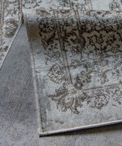 Tapis vintage Feather - gris