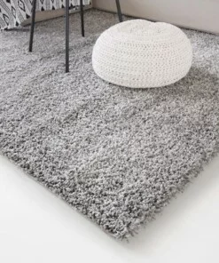 Tapis poils longs Shaggy Trend - gris clair