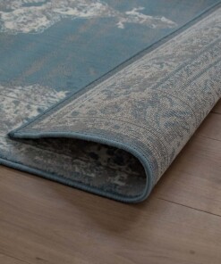 Tapis vintage Numisma - bleu clair