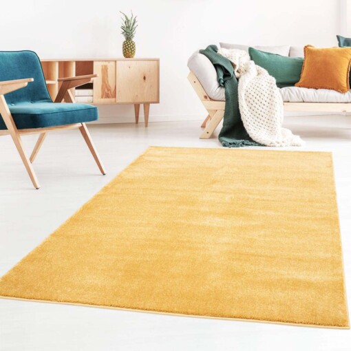 Tapis velours Gala - jaune - sfeer