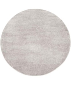 Tapis velours Rond Gala - gris - overzicht boven