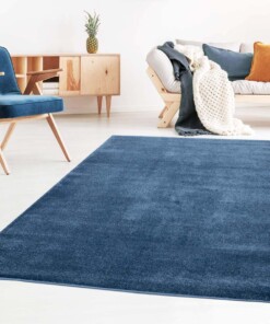 Tapis velours Gala - bleu foncé - sfeer