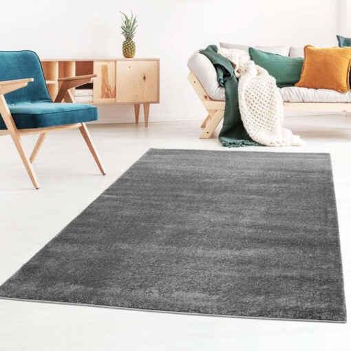 Tapis velours Gala - gris foncé - sfeer