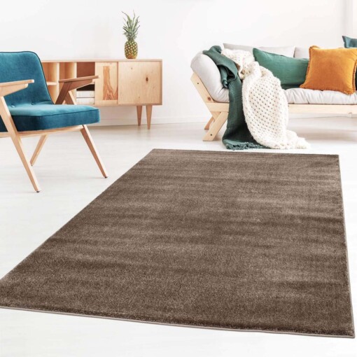 Tapis velours Gala - marron - sfeer