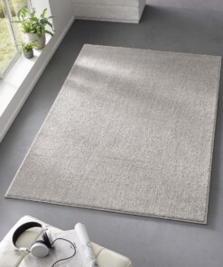 Tapis poils ras Qualis - gris - sfeer, thumbnail