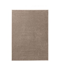 Tapis poil ras Qualis - taupe - overzicht boven