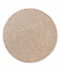 Tapis Rond poils longs Classic - beige - overzicht boven