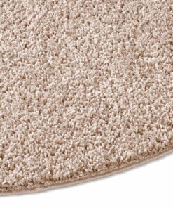 Tapis Rond poils longs Classic - beige - sfeer