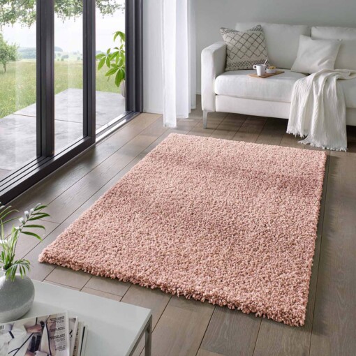 Tapis poils longs Classic - rose - sfeer