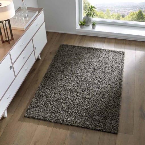 Tapis poils longs Spectrum - gris foncé - sfeer