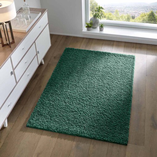 Tapis poils longs Spectrum - vert émeraude - sfeer