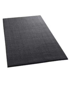 Tapis moelleux Loft - gris anthracite (lavable à 30°C) - overzicht schuin