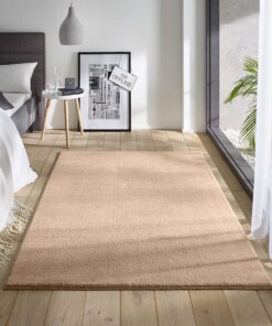 Tapis moelleux Loft - beige (lavable à 30°C) - sfeer