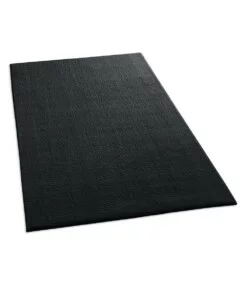 Tapis moelleux Loft - noir (lavable à 30°C) - overzicht schuin