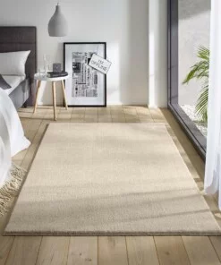 Tapis moelleux Loft - Crème (lavable à 30°C) - sfeer