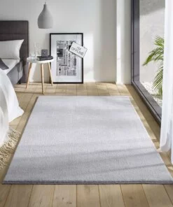 Tapis moelleux Loft - gris (lavable à 30°C) - sfeer