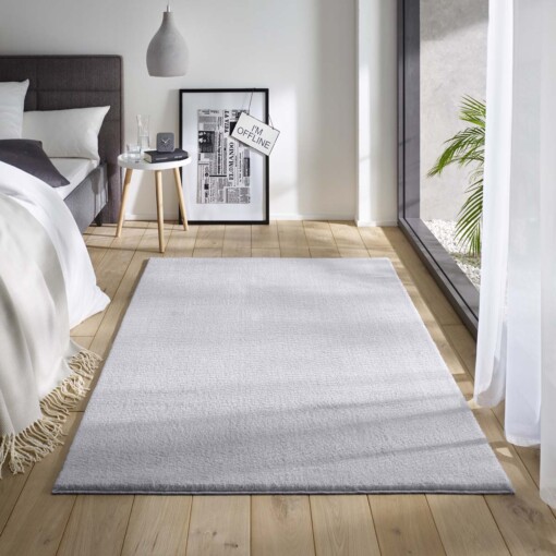 Tapis moelleux Loft - gris (lavable à 30°C) - sfeer