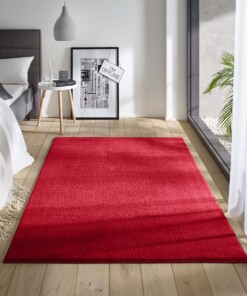 Tapis moelleux Loft - rouge (lavable à 30°C) - sfeer, thumbnail