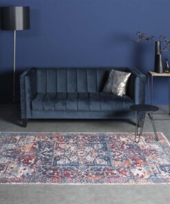 Tapis Kilim Nostalgic N°6 - bleu - sfeer