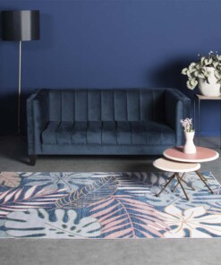 Tapis Urban Jungle - bleu - sfeer