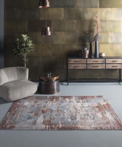 Tapis vintage Nostalgia N°7 - marron rouille - sfeer