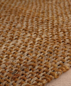 Tapis de couloir jute Chunky - Boho & me - or/naturel