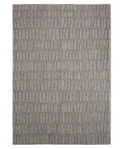 Tapis d'extérieur Aspect Pierre - bleu foncé/argent - overzicht boven