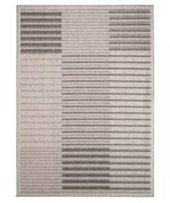 Tapis extérieur carreaux Urban - Crème/gris - overzicht boven