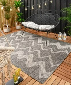 Tapis d'extérieur Zig zag Sunny - gris - sfeer, thumbnail