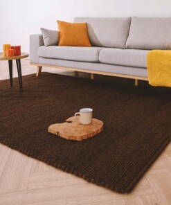 Tapis laine Lett - Couleur cacao - sfeer