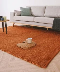 Tapis laine Lett - cognac - sfeer, thumbnail