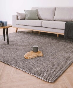 Tapis laine Lett - gris - sfeer