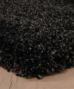 Tapis poils longs Shaggy Grand - gris anthracite