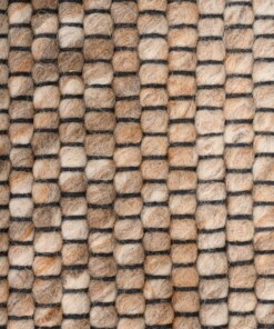 Tapis en laine Rond Lett - beige