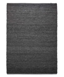 Tapis laine Lett - gris foncé - overzicht boven