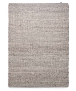 Tapis laine Lett - gris clair - overzicht boven