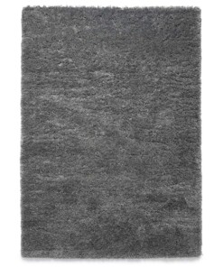 Tapis poils longs Cozy Shaggy - gris - overzicht boven