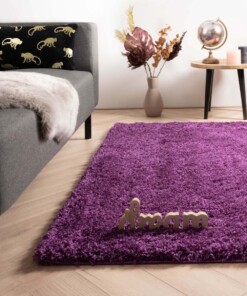 Tapis poils longs - Cozy Shaggy - violet - sfeer, thumbnail