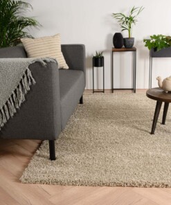 Tapis poils longs Shaggy Trend - Champagne - sfeer