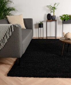 Tapis poils longs Shaggy Trend - noir - sfeer, thumbnail