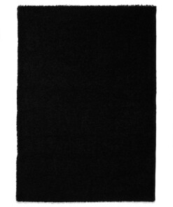 Tapis poils longs Shaggy Trend - noir - overzicht boven