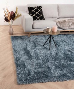 Tapis poils longs Posh - bleu - sfeer