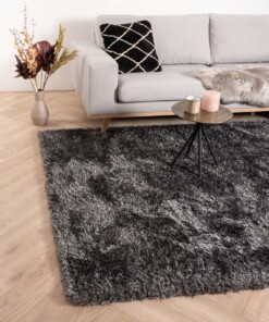 Tapis poils longs Posh - gris - sfeer