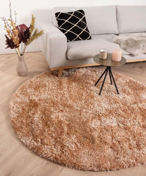 Tapis poils longs Rond Posh - Ylvamon - sfeer