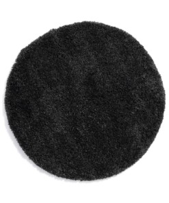 Tapis poils longs Rond - Cozy Shaggy - Anthracite - overzicht boven