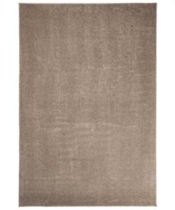 Tapis poil ras Fine - beige - overzicht boven