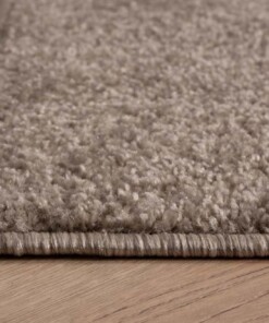 Tapis Carré poil ras Fine - beige - close up