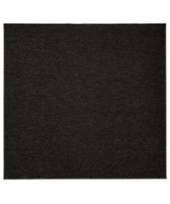 Tapis bouclé Carré Lush - Anthracite - overzicht boven