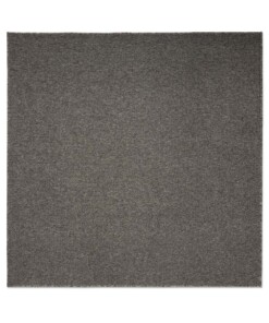 Tapis bouclé Carré Lush - gris - overzicht boven