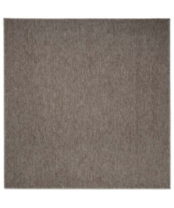 Tapis bouclé Carré Lush - taupe - overzicht boven